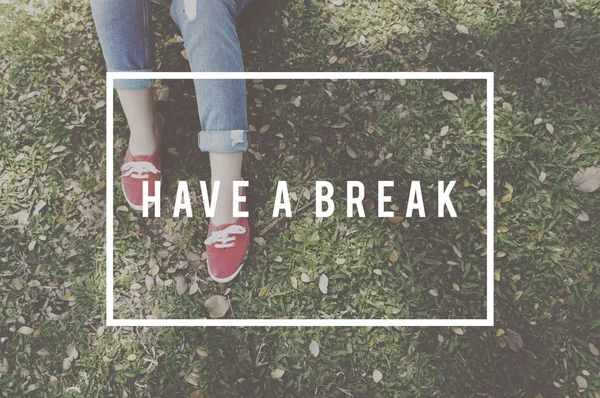 Kadının ayak arka plan üzerinde