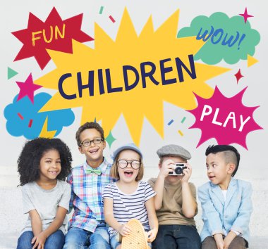 Çocuklar birlikte eğlenin