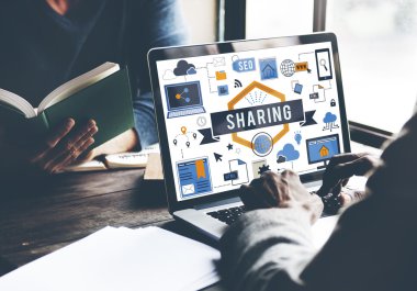Paylaşımı, çevrimiçi ağ kavramı