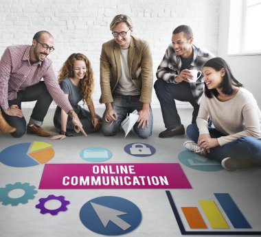 Poster ve Online iletişim çalışma tasarımcılar