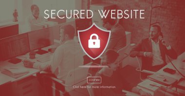 emekçilerin ve güvenli Web sitesi kavramı
