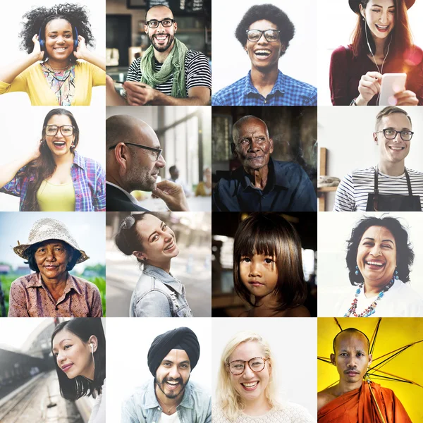 Diversità etnica persone — Foto Stock