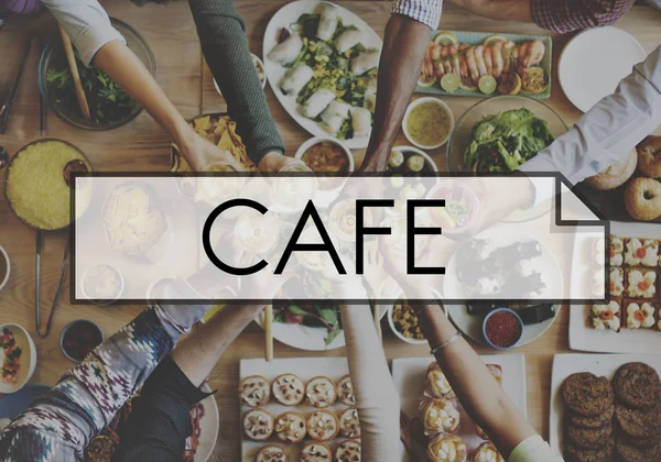 Café und Kaffee-Konzept — Stockfoto