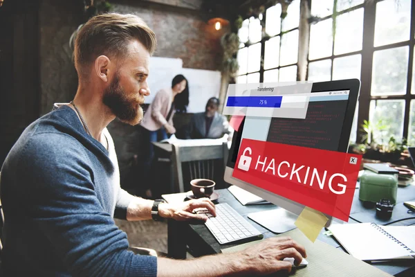 Fraude, Hacking Spam Concept — Stockfoto