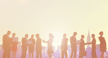 Şirket toplantısı iş adamları 