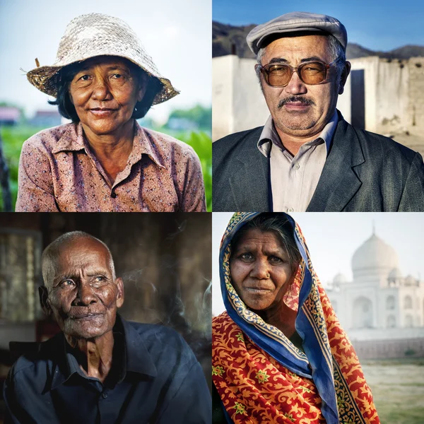 Etniskt olika människor — Stockfoto