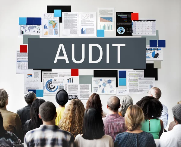 Personnes au séminaire avec audit — Photo