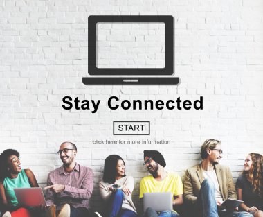 çeşitlilik arkadaşlar duvar ile yakın bağlı kalmak