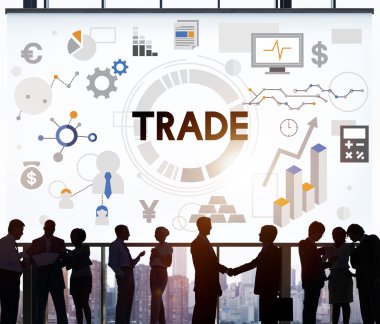 İş grubunun siluetleri