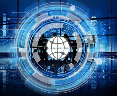 İş grubunun siluetleri