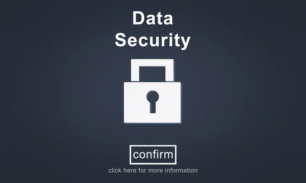 Conceito de segurança dos dados — Fotografia de Stock