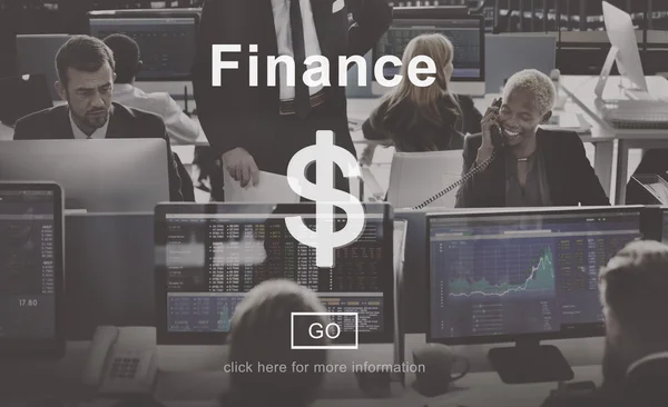 Financiële economie, begroting Concept — Stockfoto