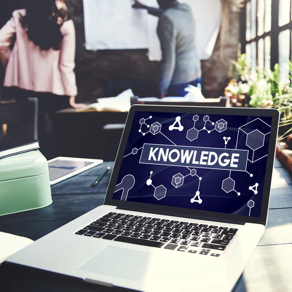 Computer on working table — Stock Photo, Image