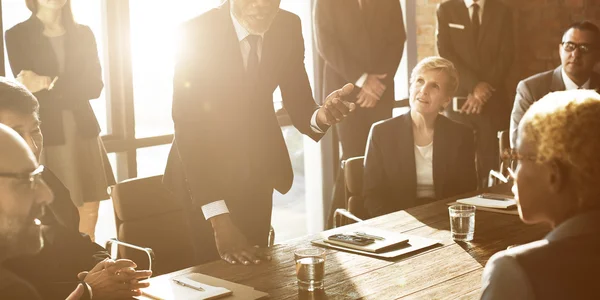 Empresários em reunião — Fotografia de Stock