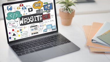 Web sitesi Internet ana sayfası kavramı