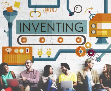 çeşitlilik arkadaşları ile Inventing duvar
