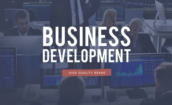 Mensen uit het bedrijfsleven werken en Business Development — Stockfoto