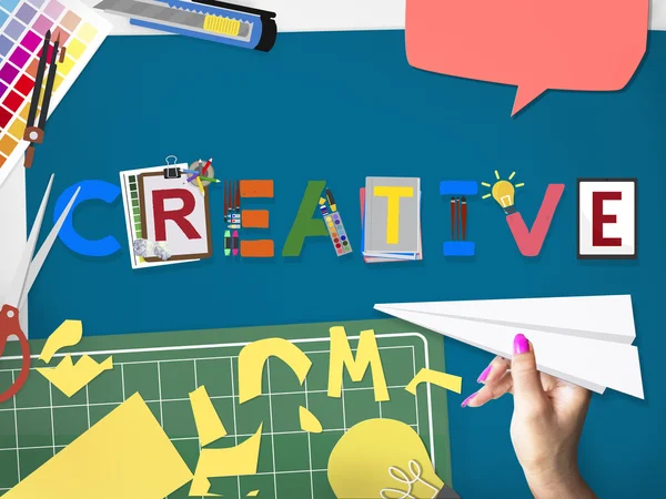 Concepto de diseño de ideas creativas —  Fotos de Stock