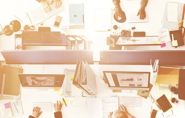 Business Team Working on computers — Stock Photo, Image