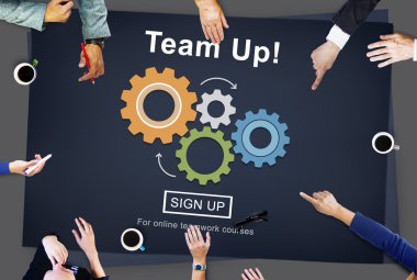 çalışan iş adamları 