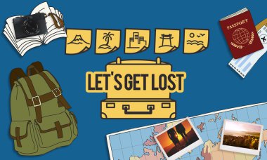 yaratıcı simge ve metin