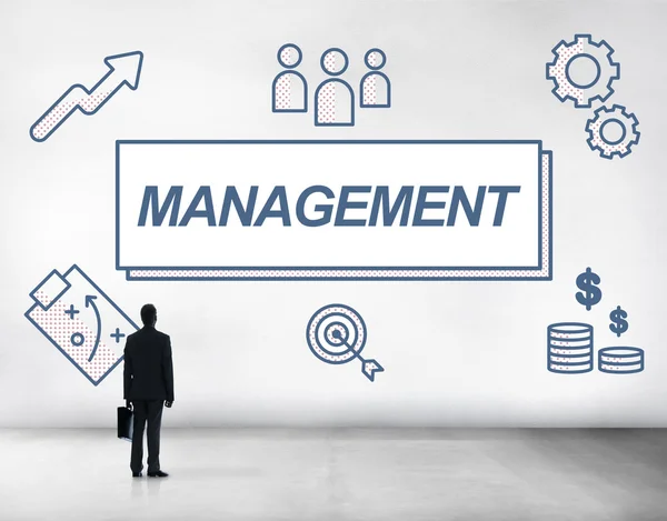 Zarządzania, koncepcja biznesowa — Zdjęcie stockowe