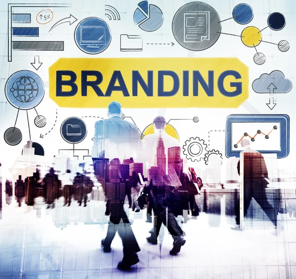 Business People and Branding Concept — Stock Photo, Image