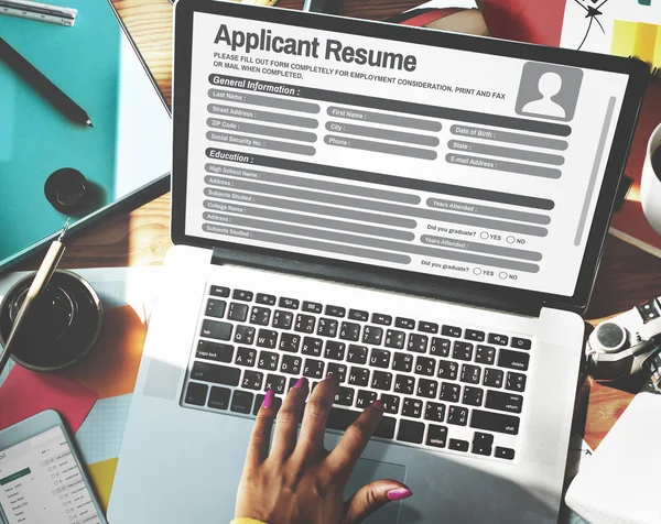 CV Recruitment, werkgelegenheid Concept — Stockfoto