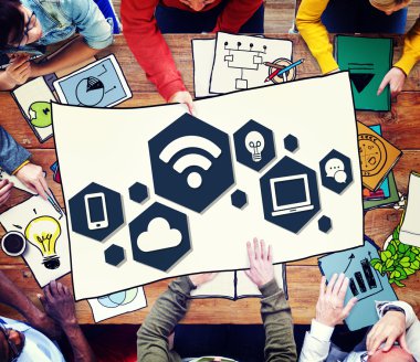 çalışan iş adamları