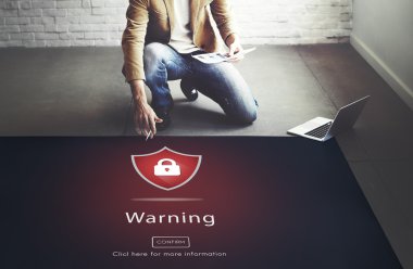 işadamı uyarı ile çalışma