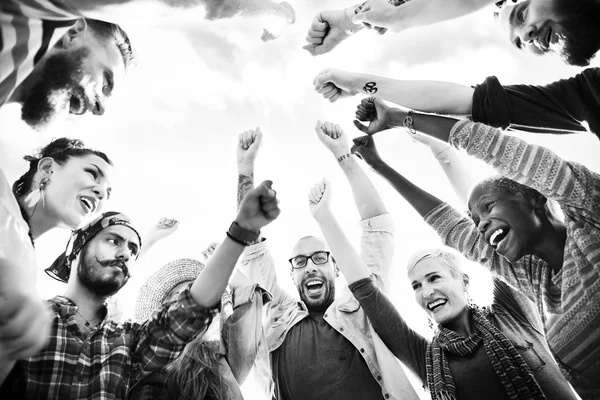 Diversiteit mensen samen — Stockfoto