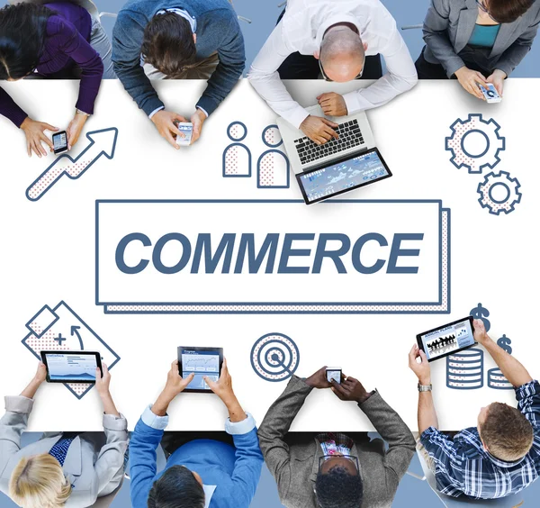 Mensen uit het bedrijfsleven en Commerce Concept — Stockfoto