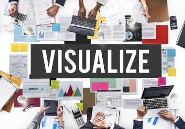 Ofiste çalışan iş adamları 