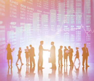 Şirket toplantısı iş adamları 