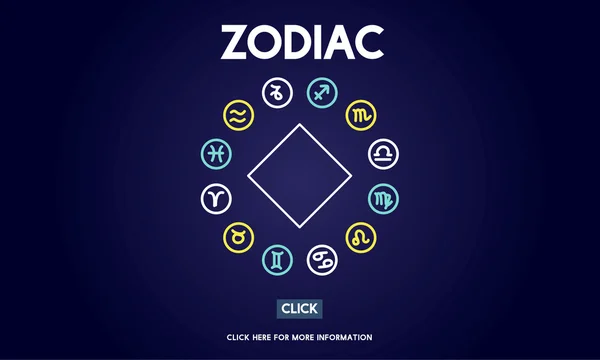 Modello con concetto di zodiaco — Foto Stock