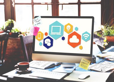 Internet bağlantısı teknoloji kavramı