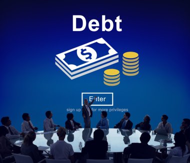 Kurumsal tartışma sahip iş adamları