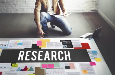 İşadamı araştırma ile çalışma