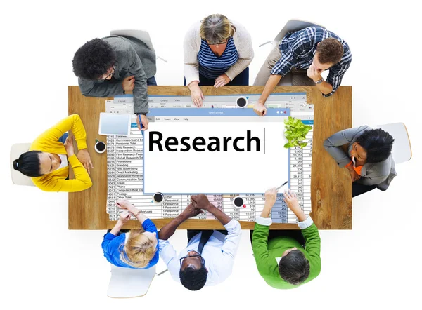 Business People and Research Concept — Stock Photo, Image