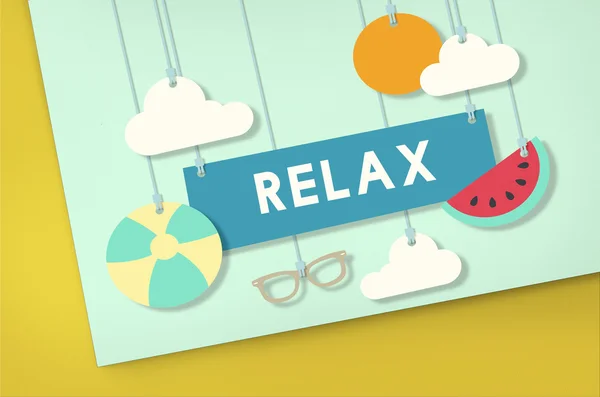 Summer Time, relax Concept — Stock Photo, Image