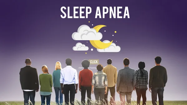 Diverse People and Sleep Apnea Concept — Stock Photo, Image
