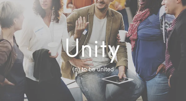 Omawiając jedność osób — Zdjęcie stockowe