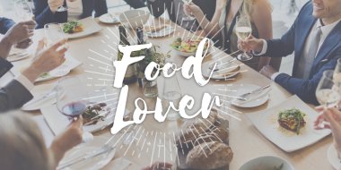 Restoranda iş adamları