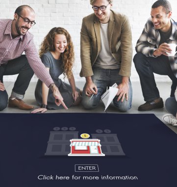 Poster ve iş çalışma tasarımcılar