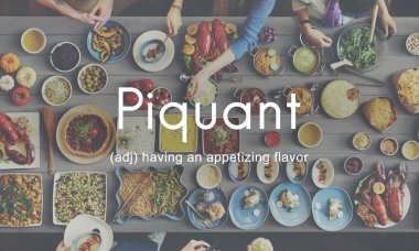 arkadaşlar büyük tablo için yemek