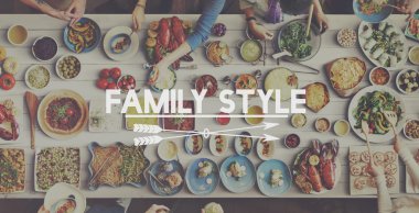 Gıda ve aile tarzı kavramı içeren tablo