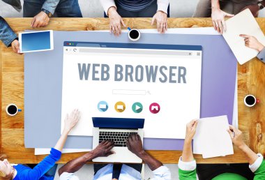 iş adamları masada çalışma grubu   