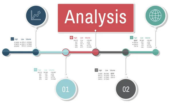 Analys, Information koncept — Stockfoto