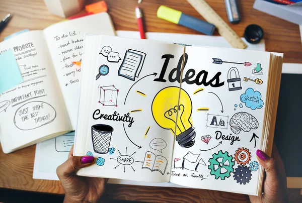 Ideas Visión Misión Concepto — Foto de Stock