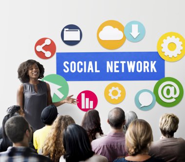 insanlar sosyal ağ ile Semineri